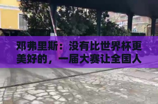 邓弗里斯：没有比世界杯更美好的，一届大赛让全国人民凝聚在一起